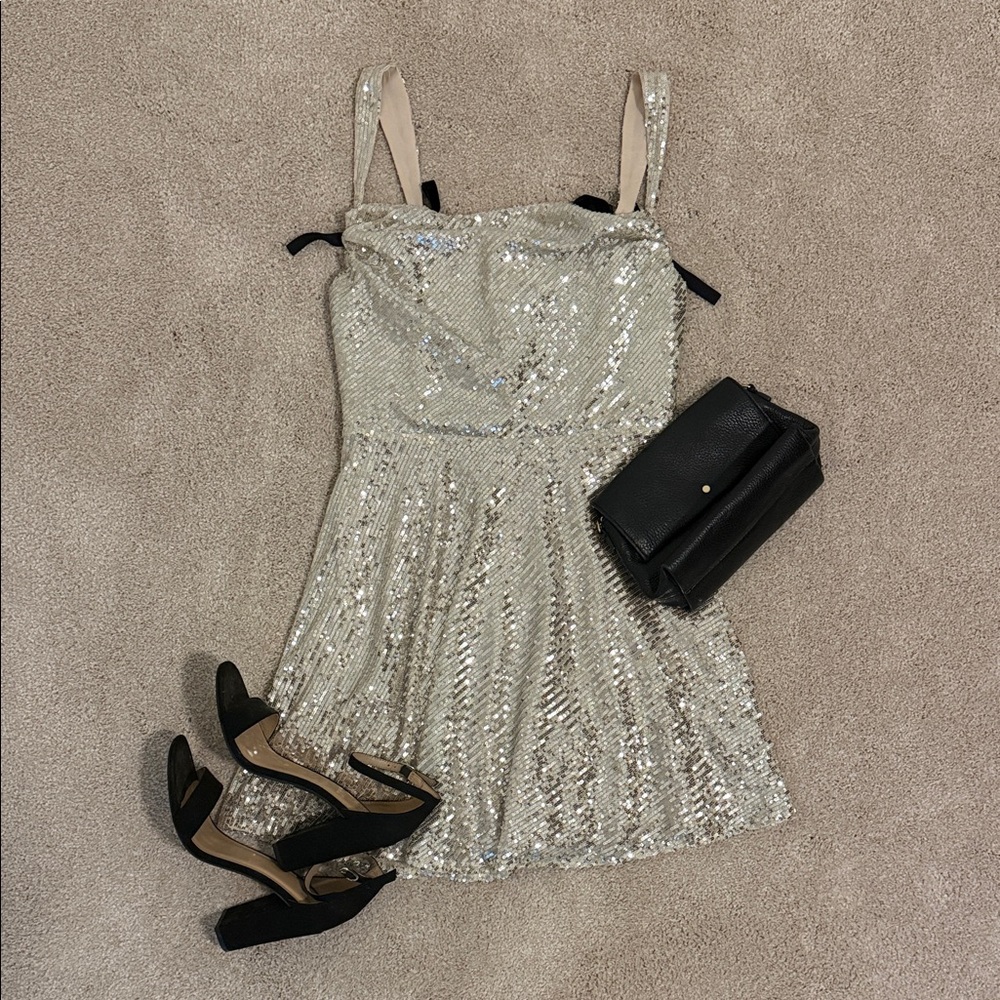 For Love & Lemons Candice Sequined Mini Dress